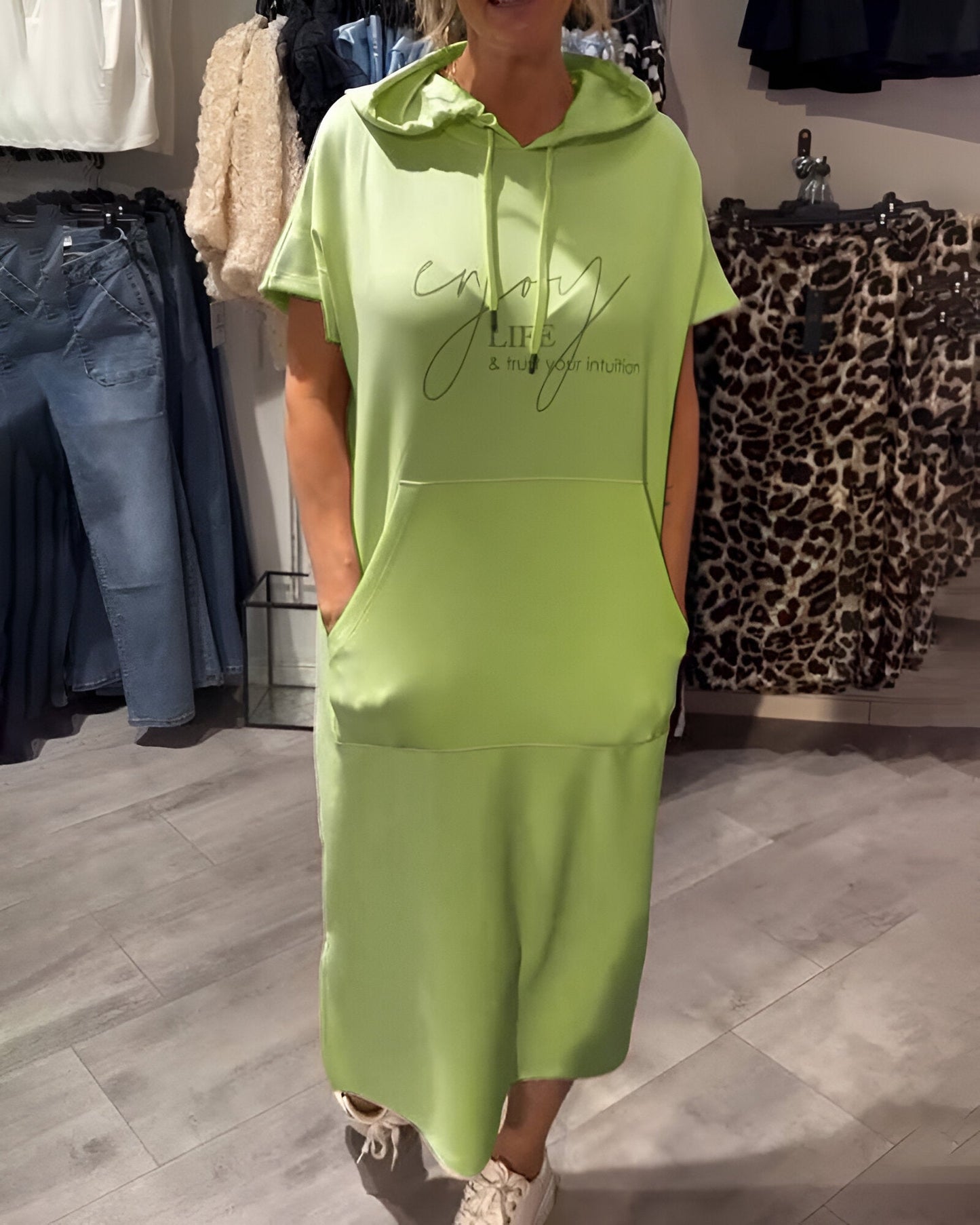 Saskia - Robe à Capuche Décontractée