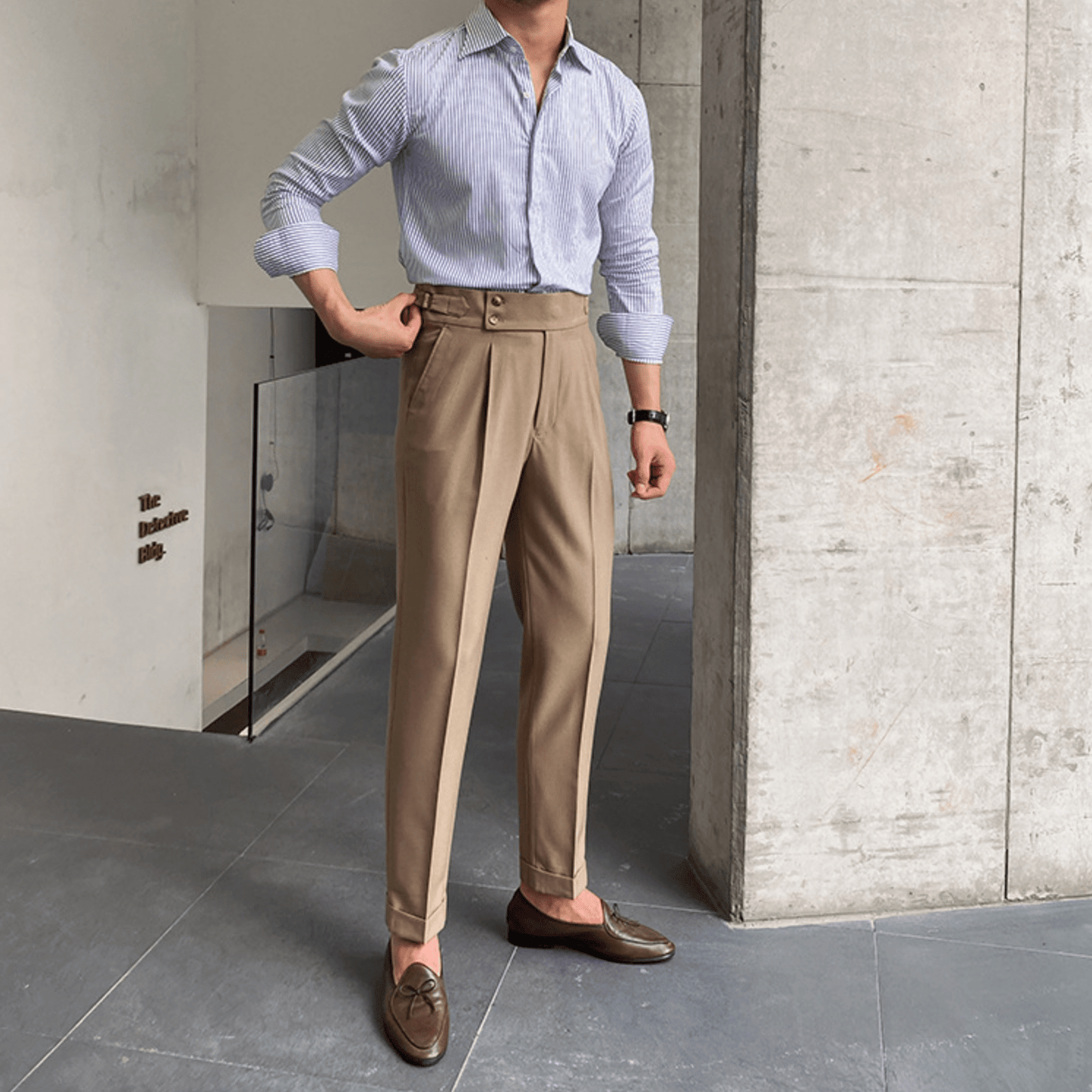 Edward - Pantalons Taille Haute Élégants