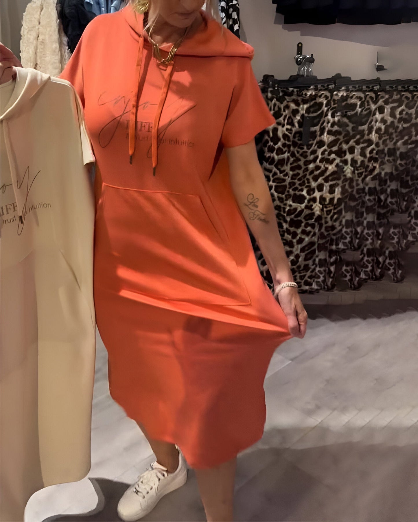 Saskia - Robe à Capuche Décontractée