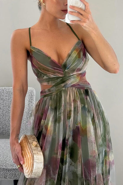 Frostine - Élégante Robe Florale
