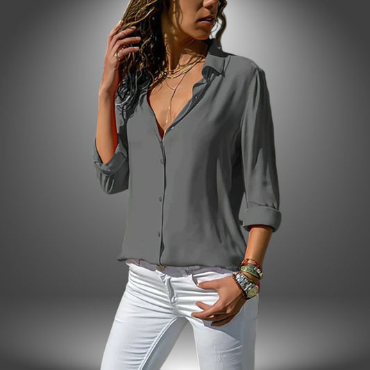 Valeria - Blouse Classique à Boutons