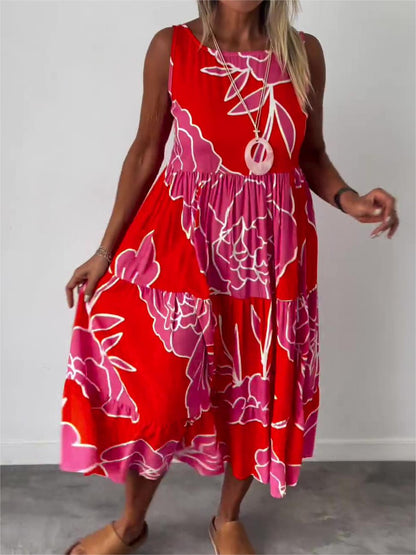 Camille - Robe Élégante Sans Manches