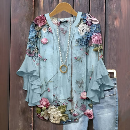 Elisabet - Blouse Estivale Décontractée