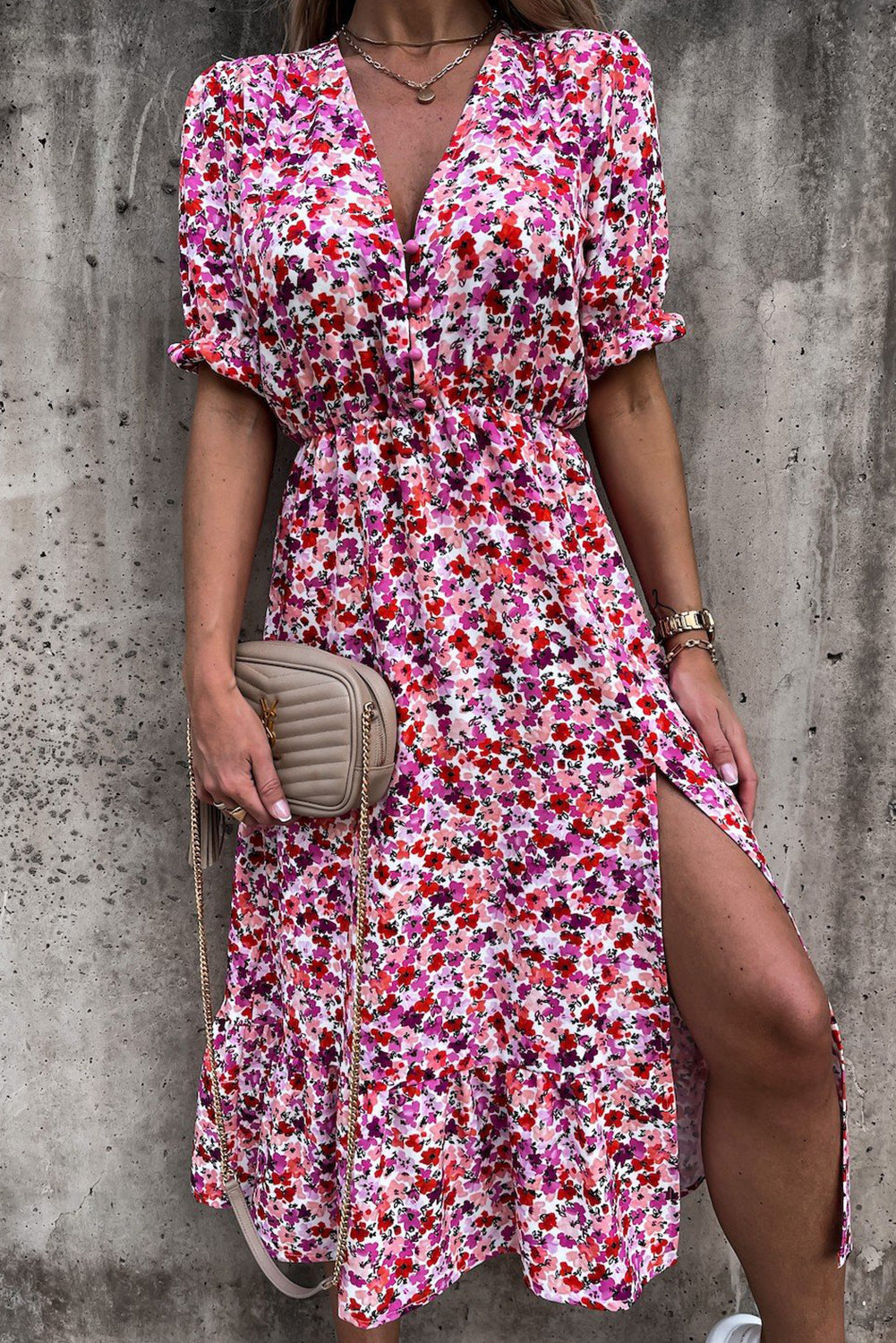 Georgia - Robe Florale Élégante