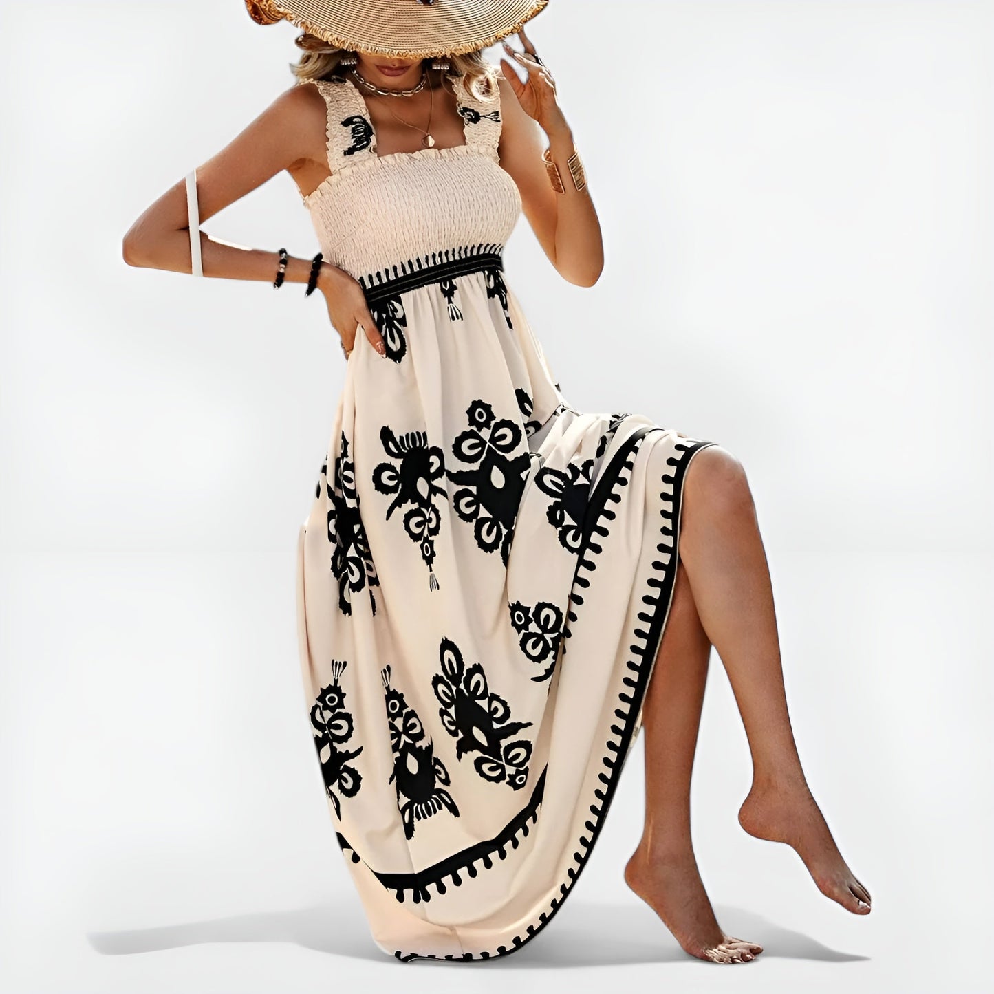 Magda - Robe d'Été au Style Unique