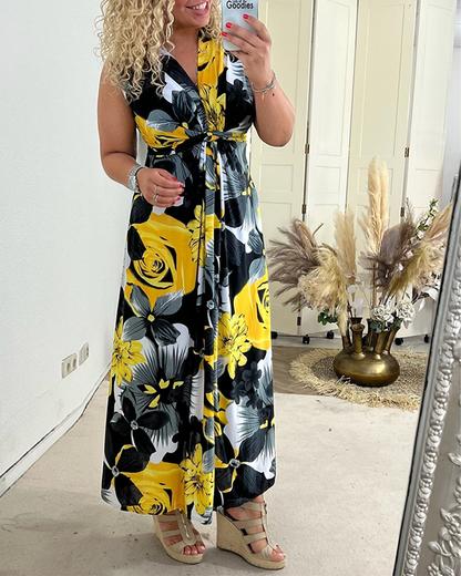 Sacha - Élégante Robe Maxi Été