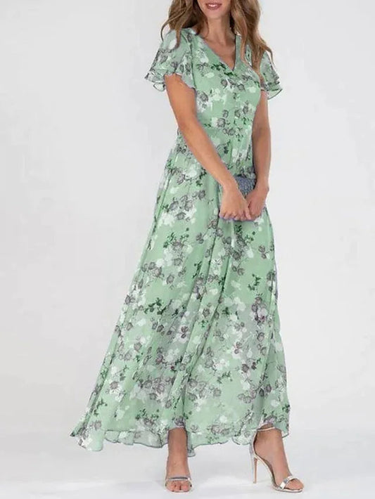 Victoria - Élégante Robe Fleurie