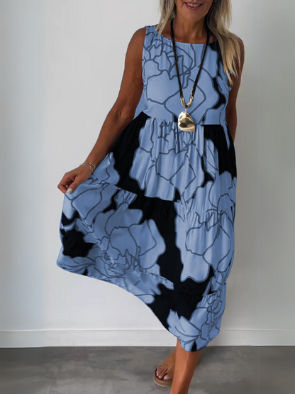 Camille - Robe Élégante Sans Manches