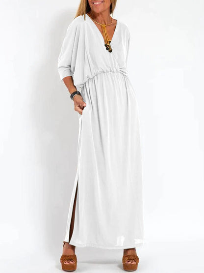 Amélie - Robe Décontractée Encolure V