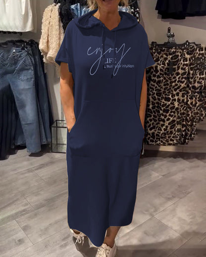 Saskia - Robe à Capuche Décontractée