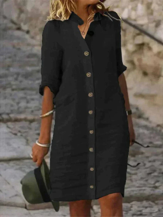 Gabrielle - Robe Mi-Longue Élégante