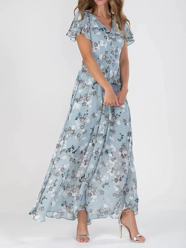 Victoria - Élégante Robe Fleurie