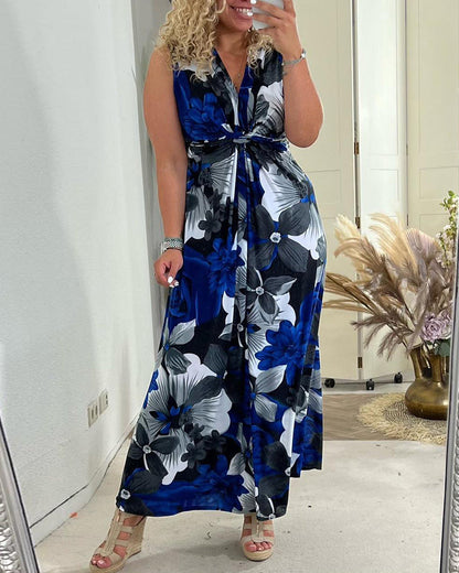 Sacha - Élégante Robe Maxi Été