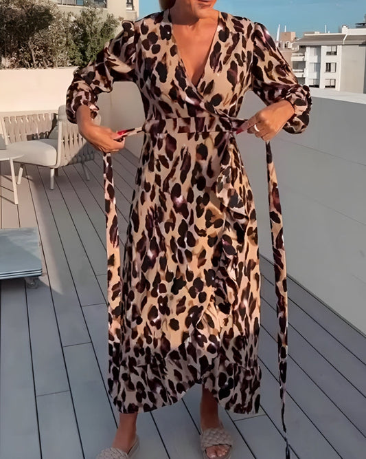 Sophia - Robe Léopard Audacieuse