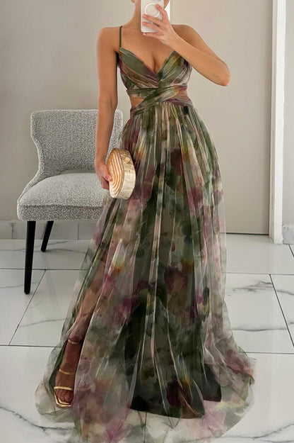 Frostine - Élégante Robe Florale