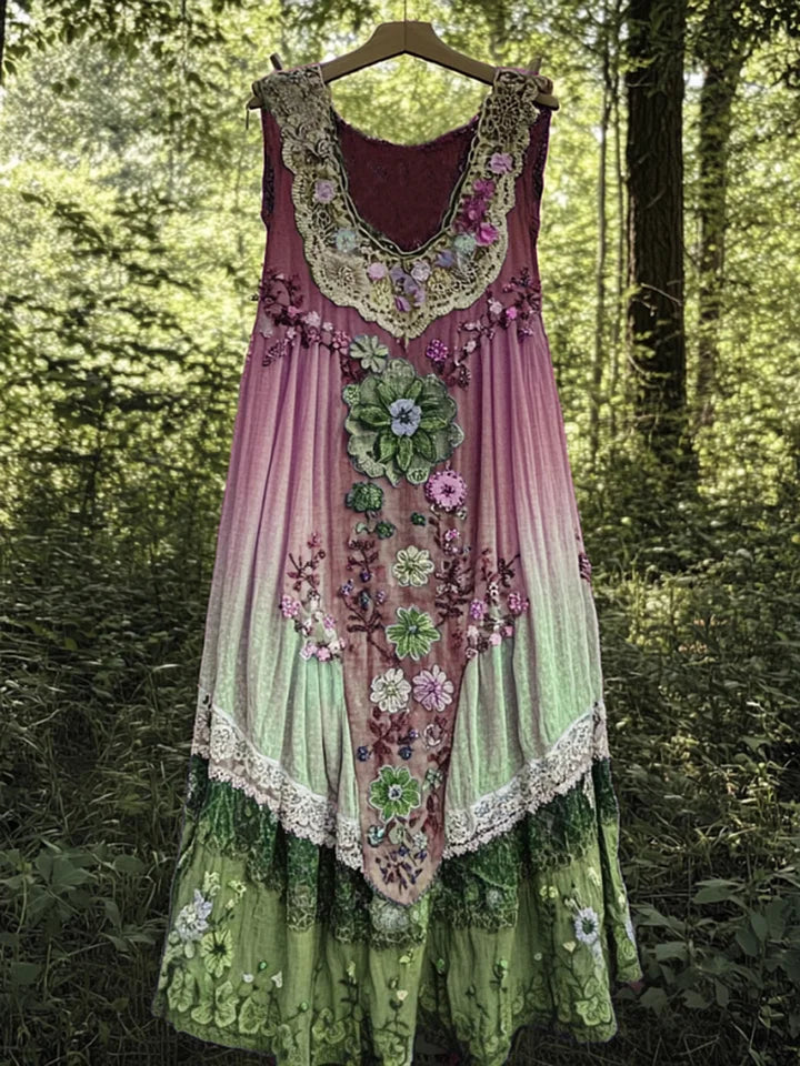 Evabella - Robe Bohème En Lin