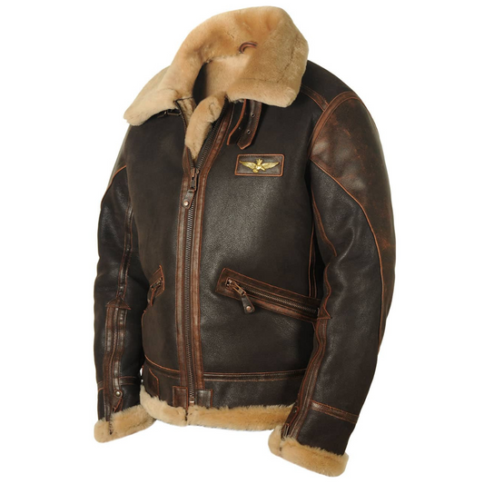 Maverick - Manteau En Cuir Élégant