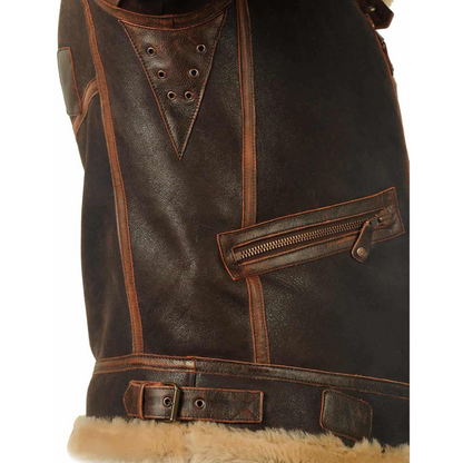 Maverick - Manteau En Cuir Élégant