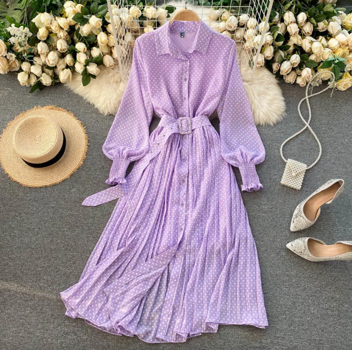 Johanna - Élégante Robe Brodée