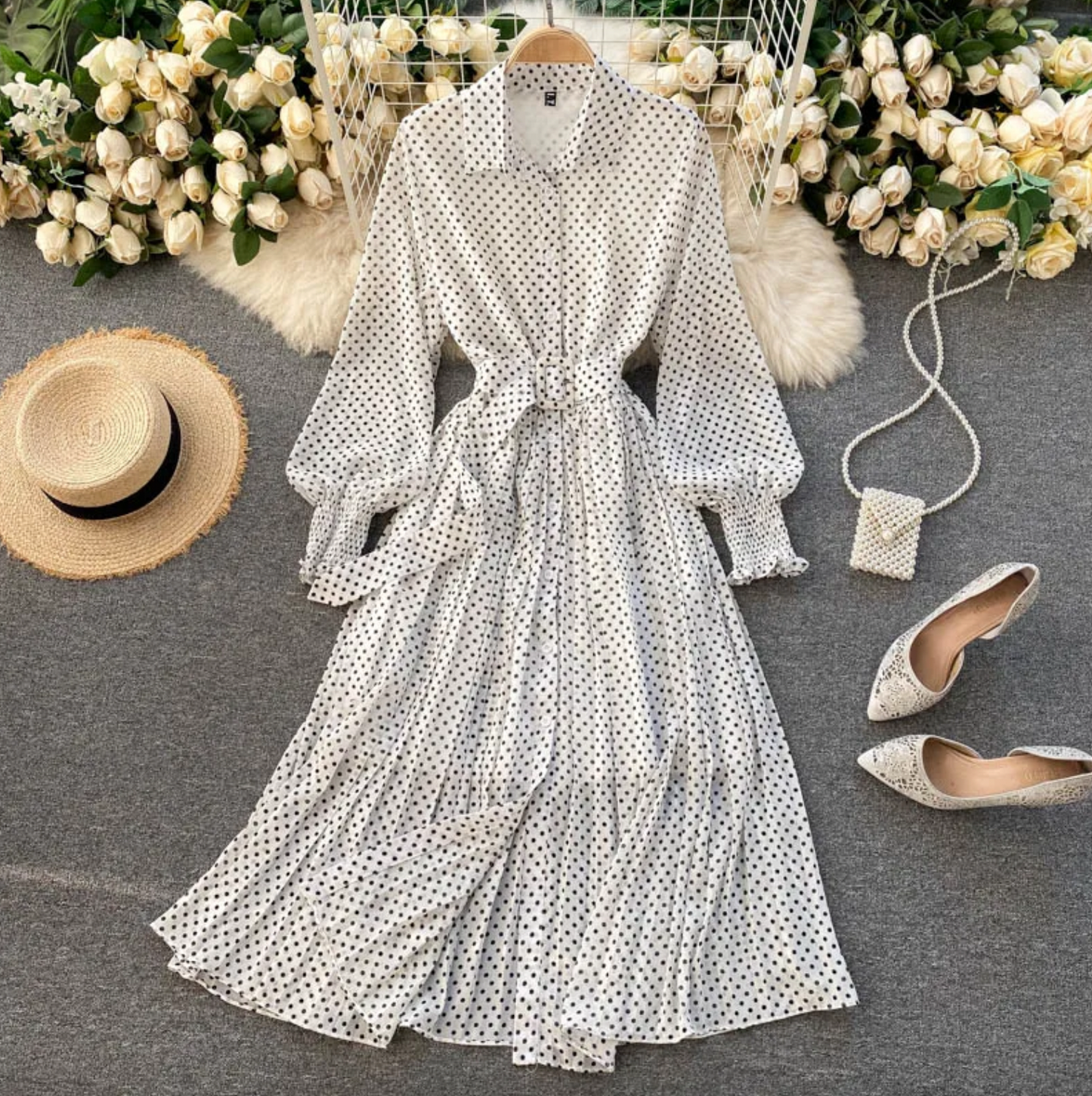 Johanna - Élégante Robe Brodée