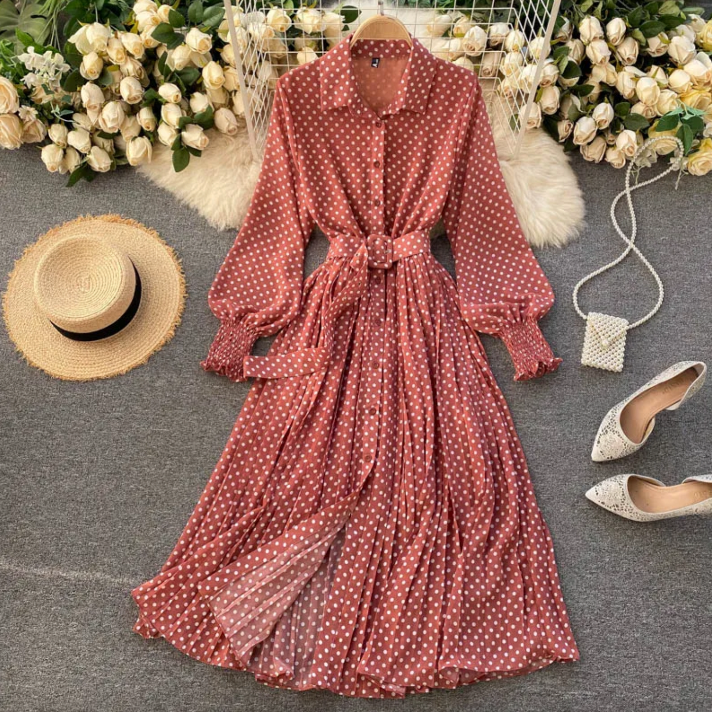 Johanna - Élégante Robe Brodée