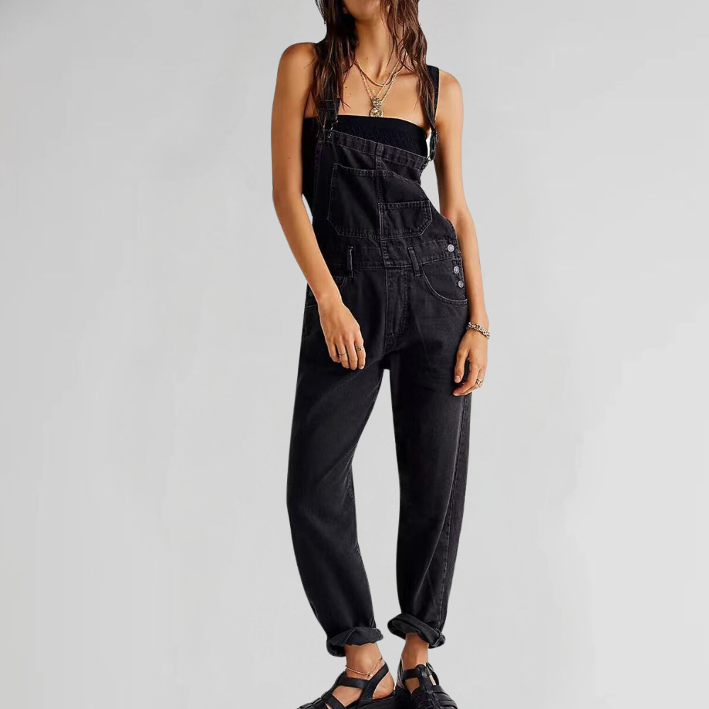 Jacqui - Combinaison Denim Urbaine