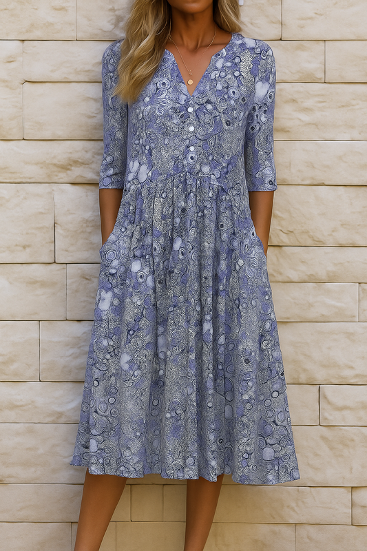 Lucille - Robe Décontractée Élégante