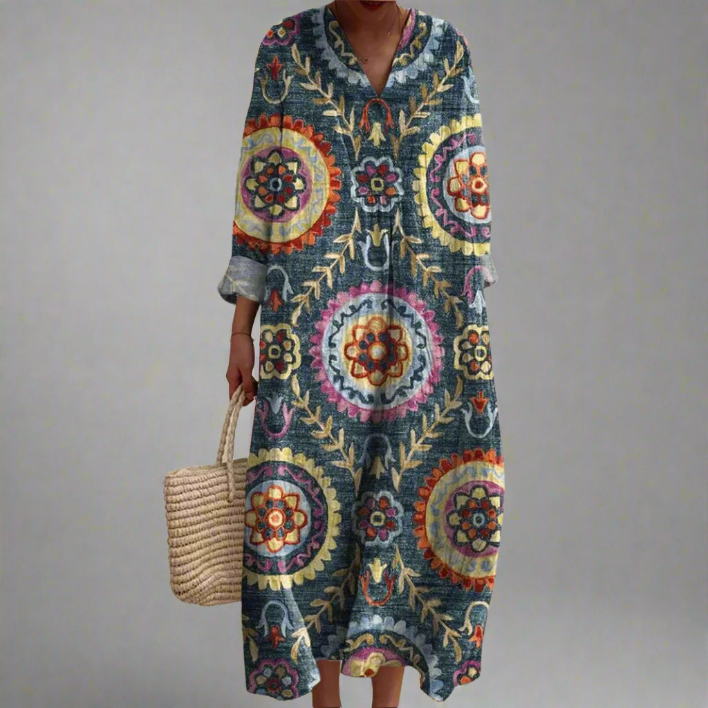Maxine™ | Robe Géométrique Élégante
