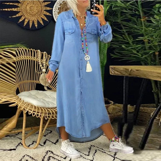 Fanny - Robe en Jean Élégante