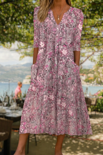Lucille - Robe Décontractée Élégante