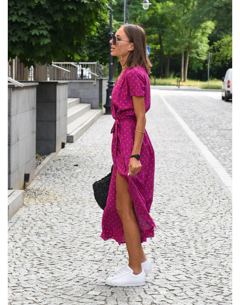 Eva - Robe Élégante en V