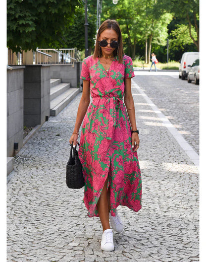 Eva - Robe Élégante en V