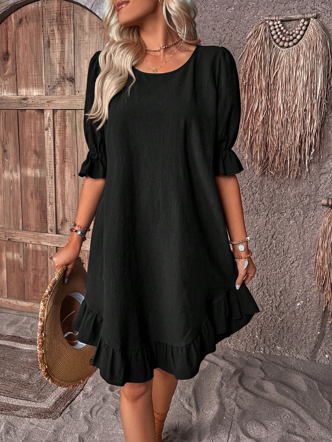 Roxane - Élégante Robe Midi