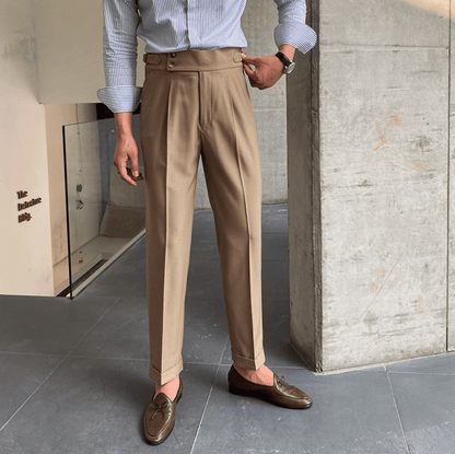 Edward - Pantalons Taille Haute Élégants
