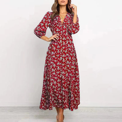 Jane - Élégante Robe Fleurie