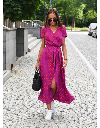 Eva - Robe Élégante en V