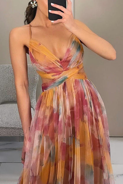 Frostine - Élégante Robe Florale