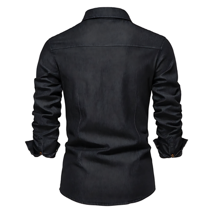 Avantea - Chemise Denim Élégante