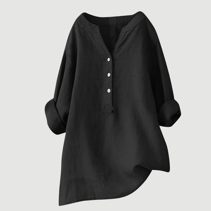 Freja - Chemise légère et confortable avec boutons