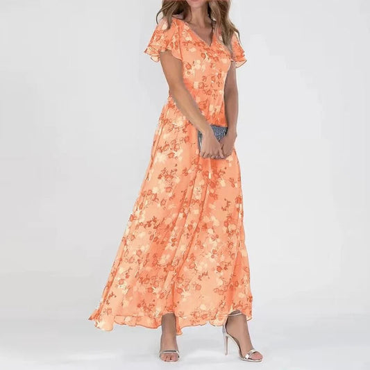 Victoria - Élégante Robe Fleurie