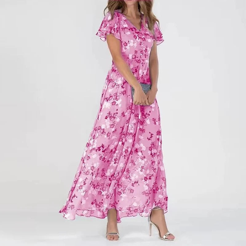 Victoria - Élégante Robe Fleurie