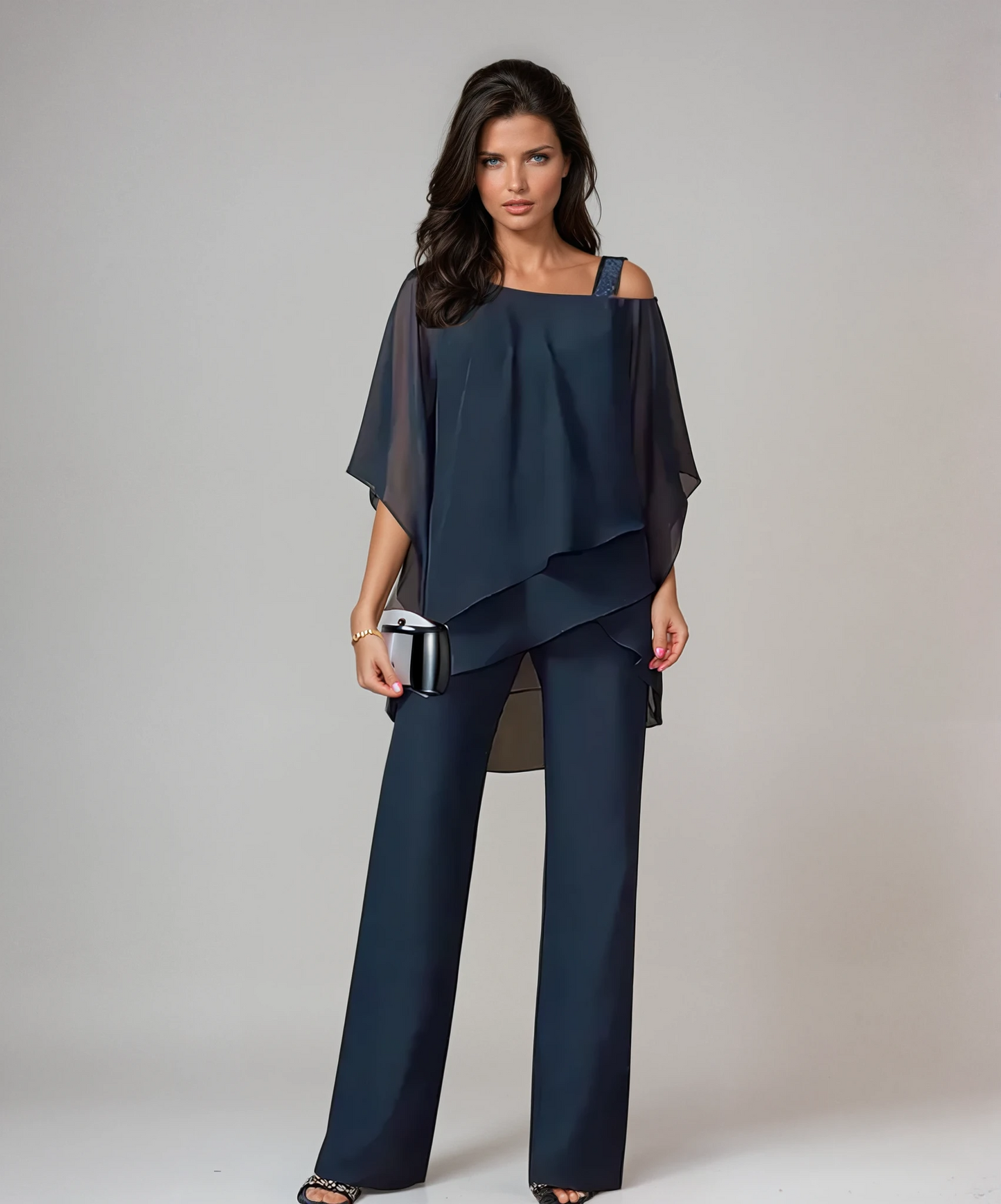 Kendra - Robe Élégante en Deux Pièces