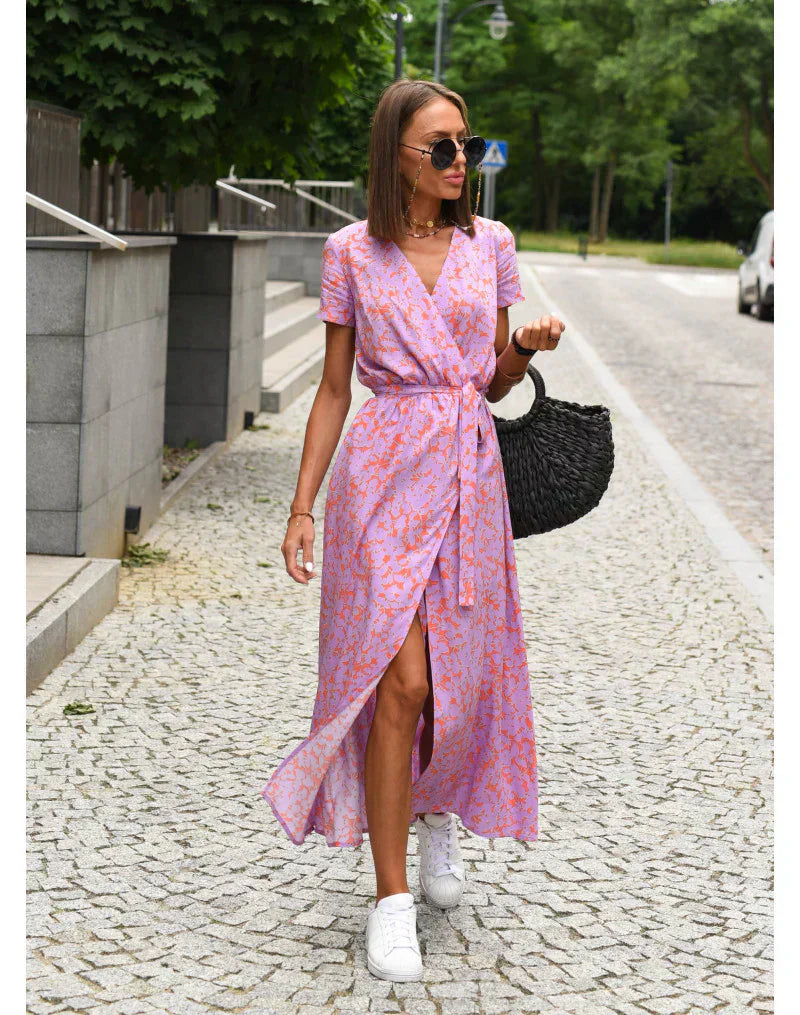 Eva - Robe Élégante en V