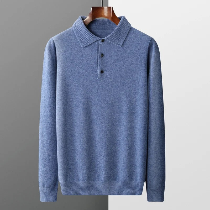 Rafael - Pull Polo en Cachemire