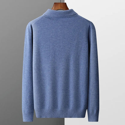 Rafael - Pull Polo en Cachemire