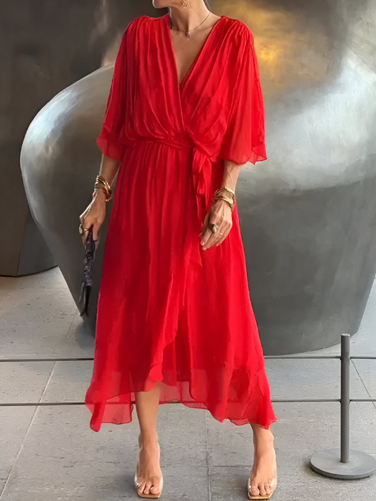 Monica - Robe Fluide Élégante