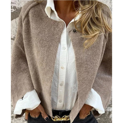 Elise™ | Manteau court à manches évasées chic