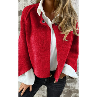 Elise™ | Manteau court à manches évasées chic